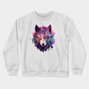 Dreamcatcher Wolf Crewneck Sweatshirt